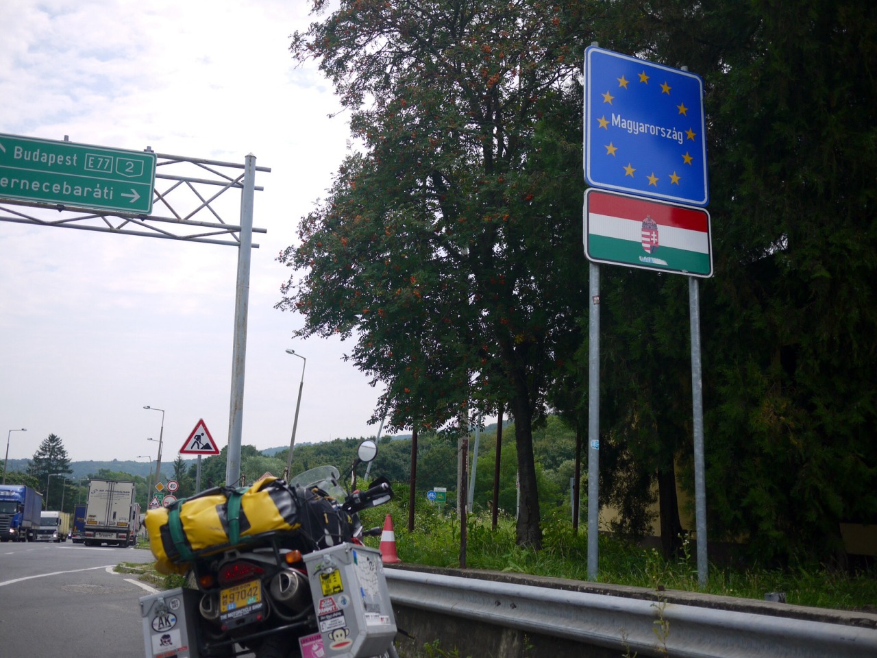 Entering Hungary