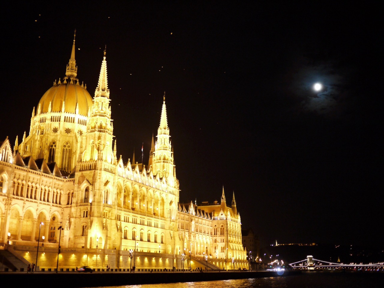 Night Cruise On The Danube, Budapest, Hungary